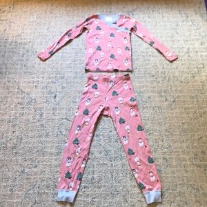 Hanna Andersson stretch cotton Christmas pajamas!